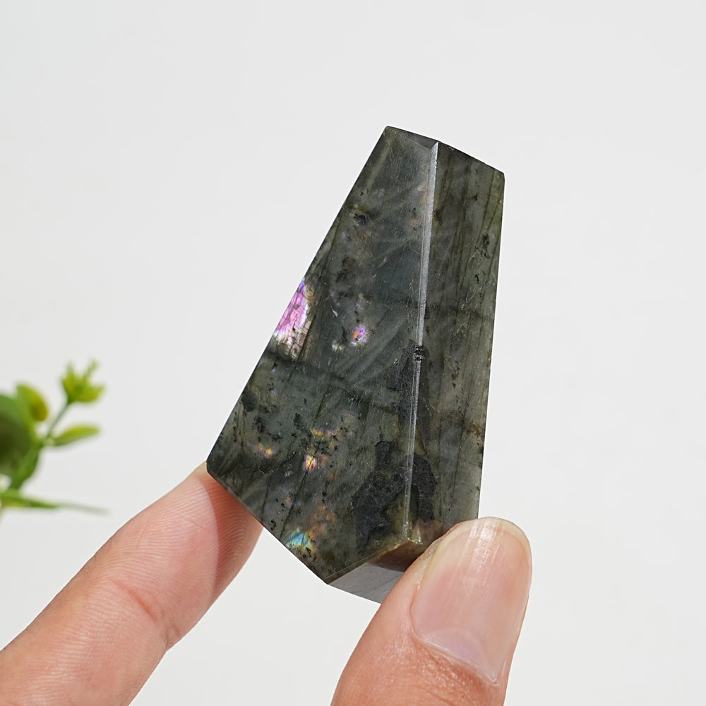 Unique,Natural Crystal Labradorite Freeform