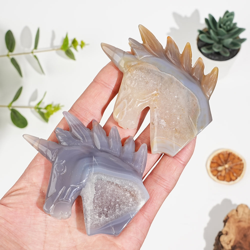 Unique, Agate Geode Unicorn