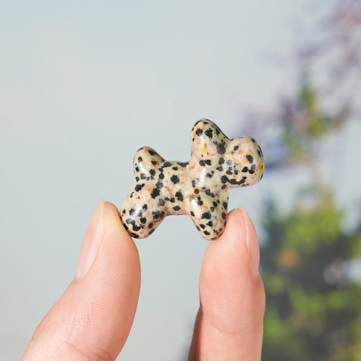 Natural Crystal Carving Mini Balloon Dog