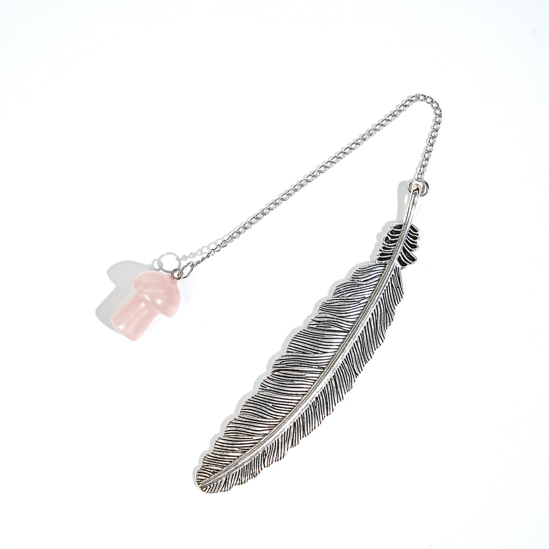 Crystal  Feather Bookmark