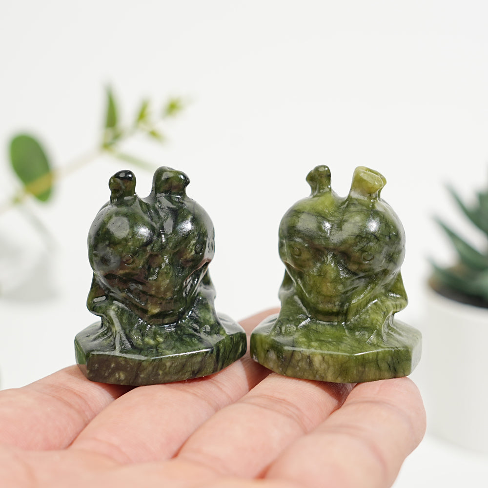 Natural Crystal Carving Heart Skull