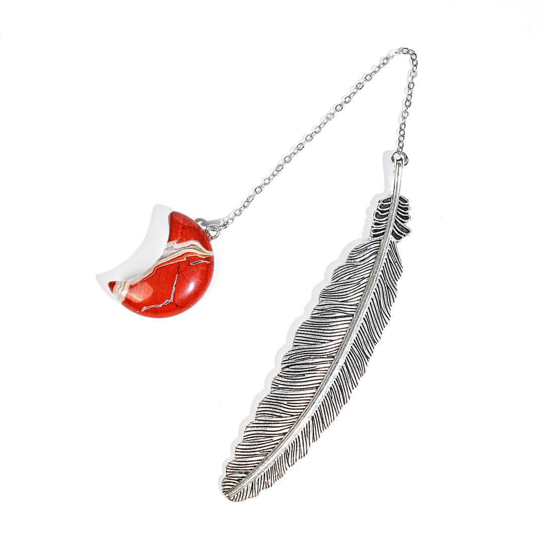 Crystal  Feather Bookmark