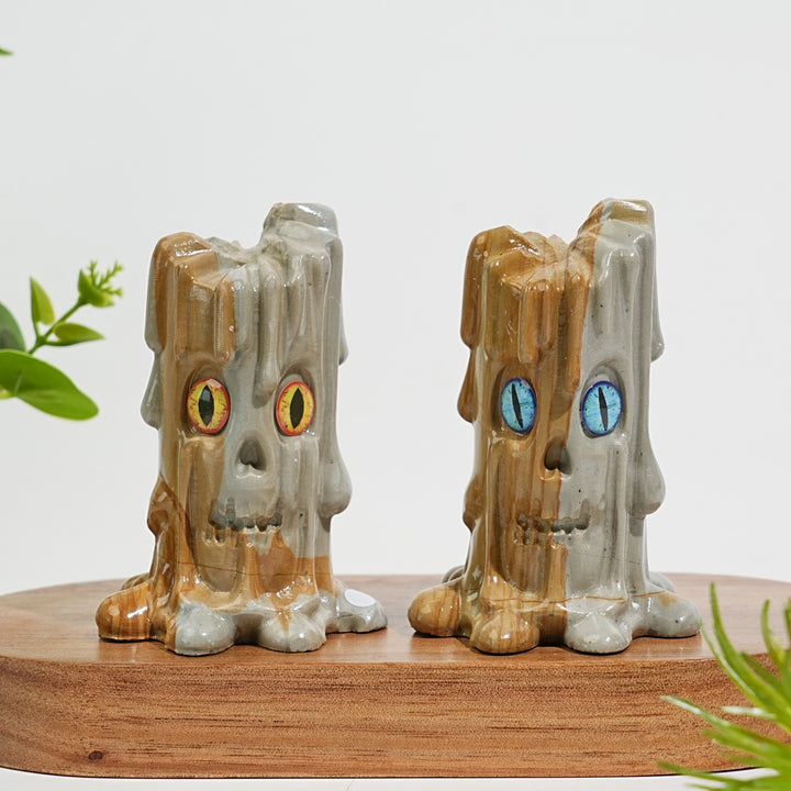 A Slightly Imperfect Natural Crystal Wood Lace Picture Jasper Spooky Tree