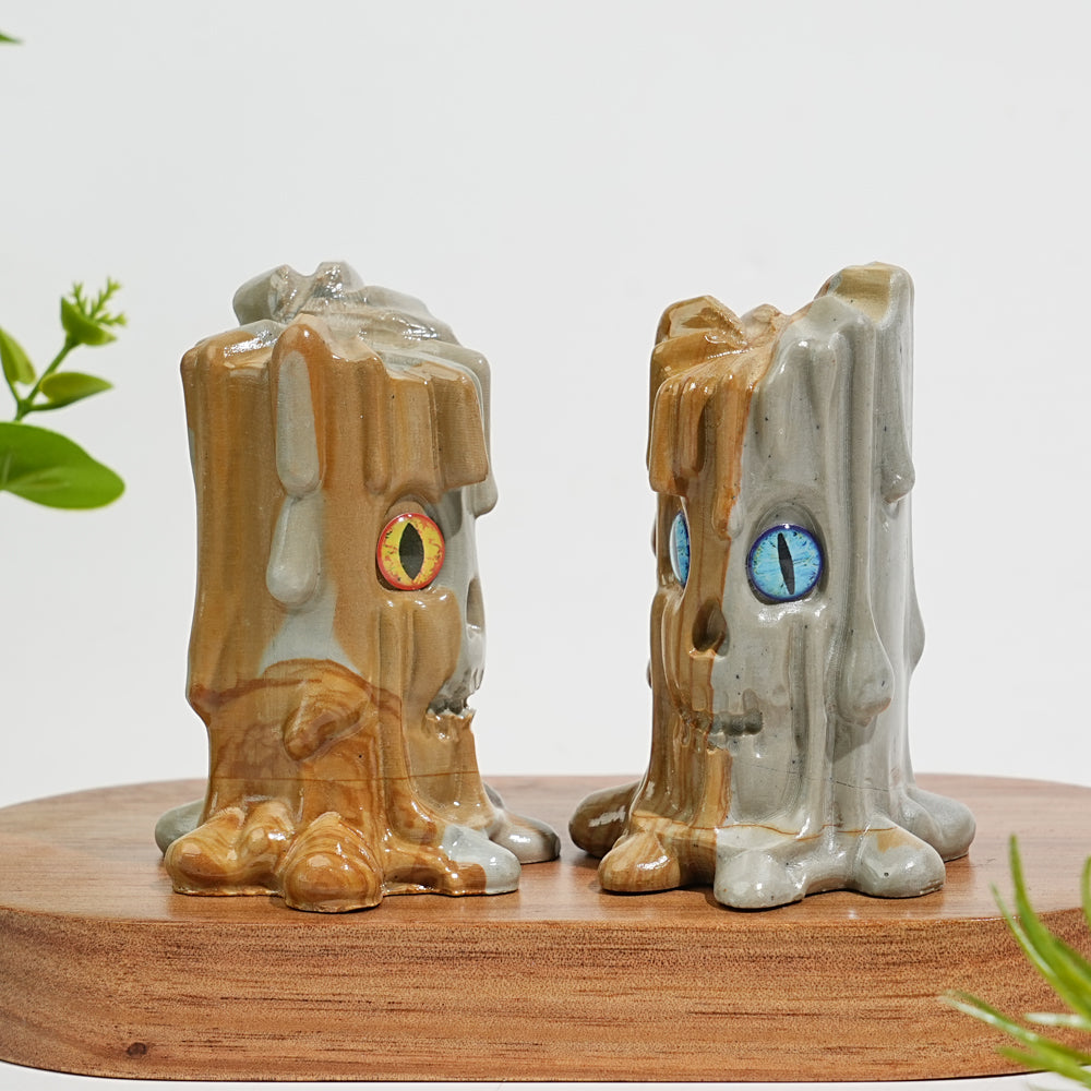 A Slightly Imperfect Natural Crystal Wood Lace Picture Jasper Spooky Tree