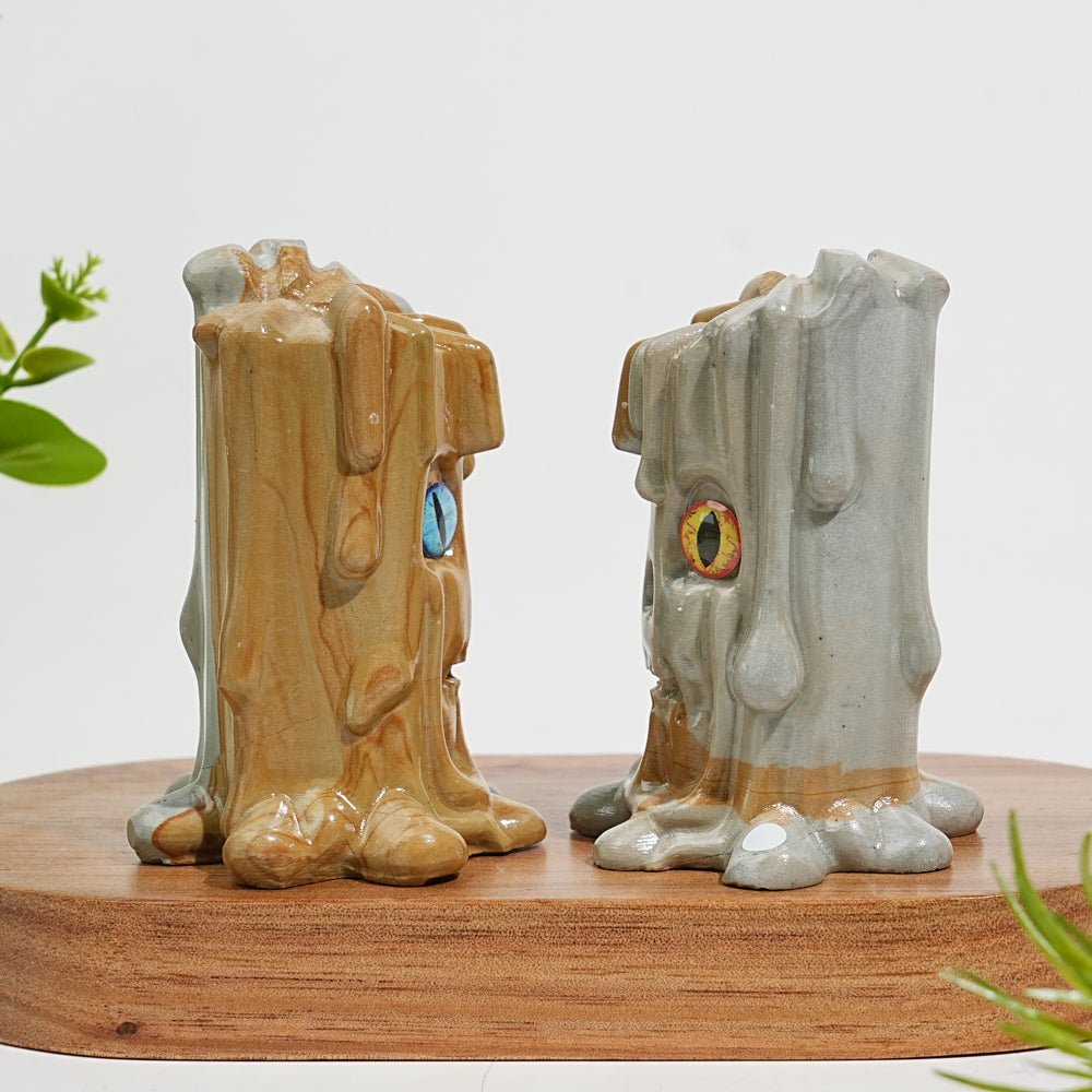 A Slightly Imperfect Natural Crystal Wood Lace Picture Jasper Spooky Tree