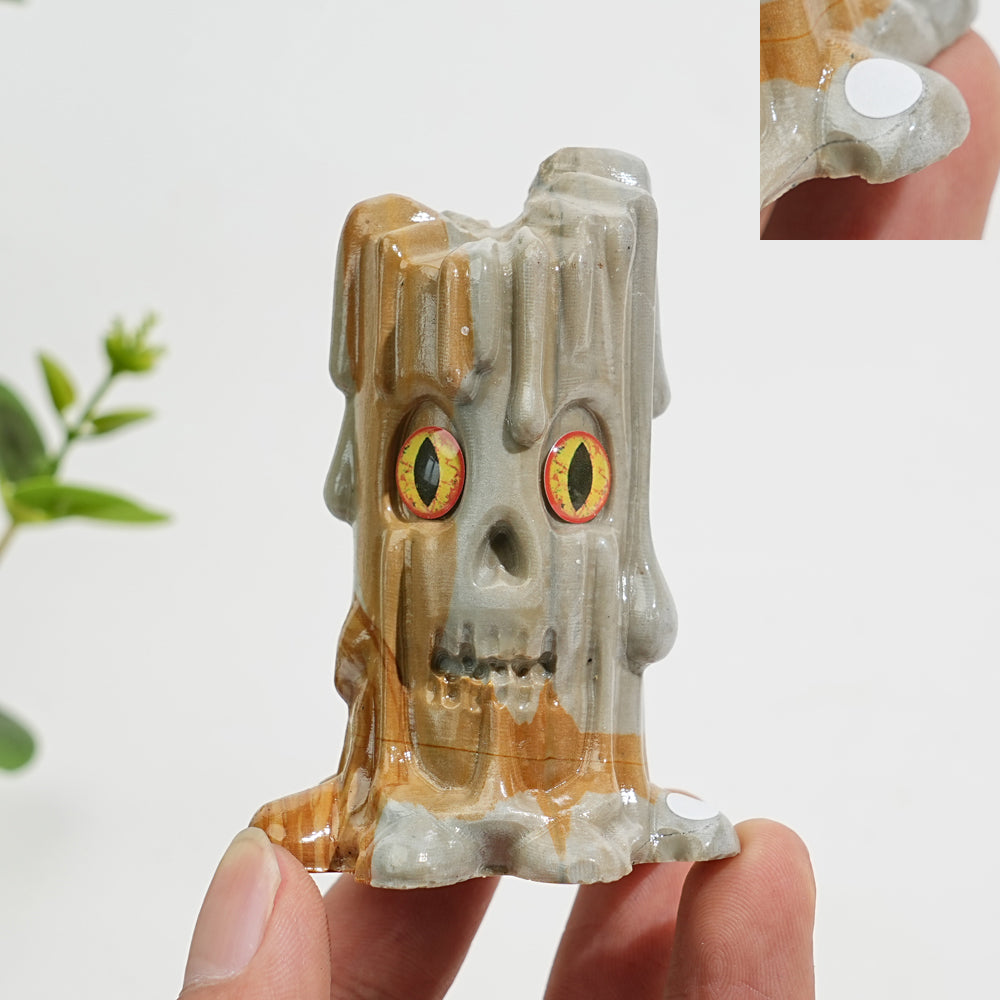 A Slightly Imperfect Natural Crystal Wood Lace Picture Jasper Spooky Tree