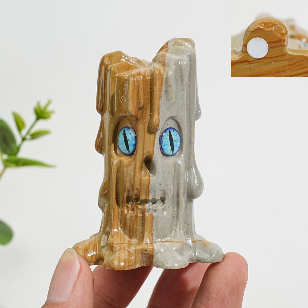 A Slightly Imperfect Natural Crystal Wood Lace Picture Jasper Spooky Tree