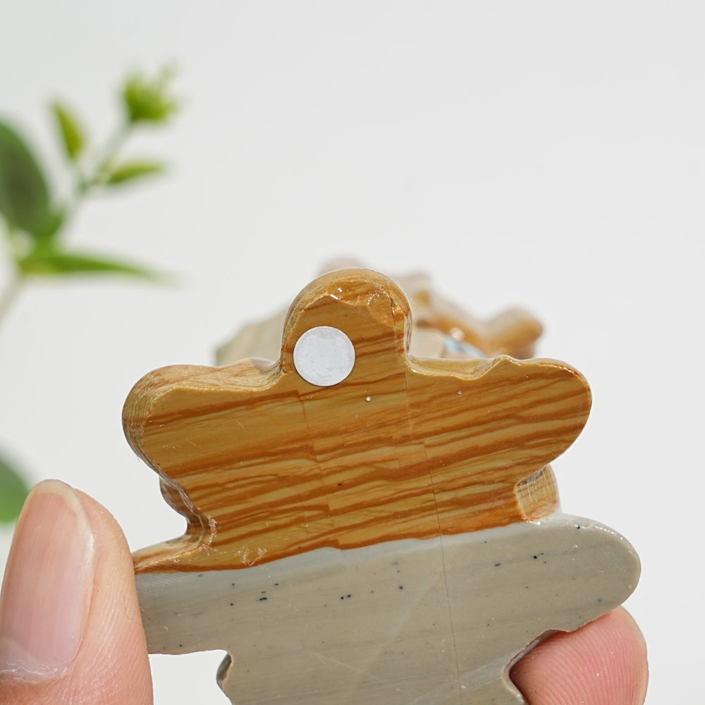 A Slightly Imperfect Natural Crystal Wood Lace Picture Jasper Spooky Tree