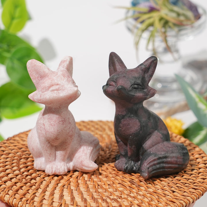 Natural Crystal Carving Fox