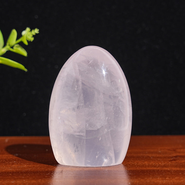 Unique,Natural Crystal Rose Quartz Ornament