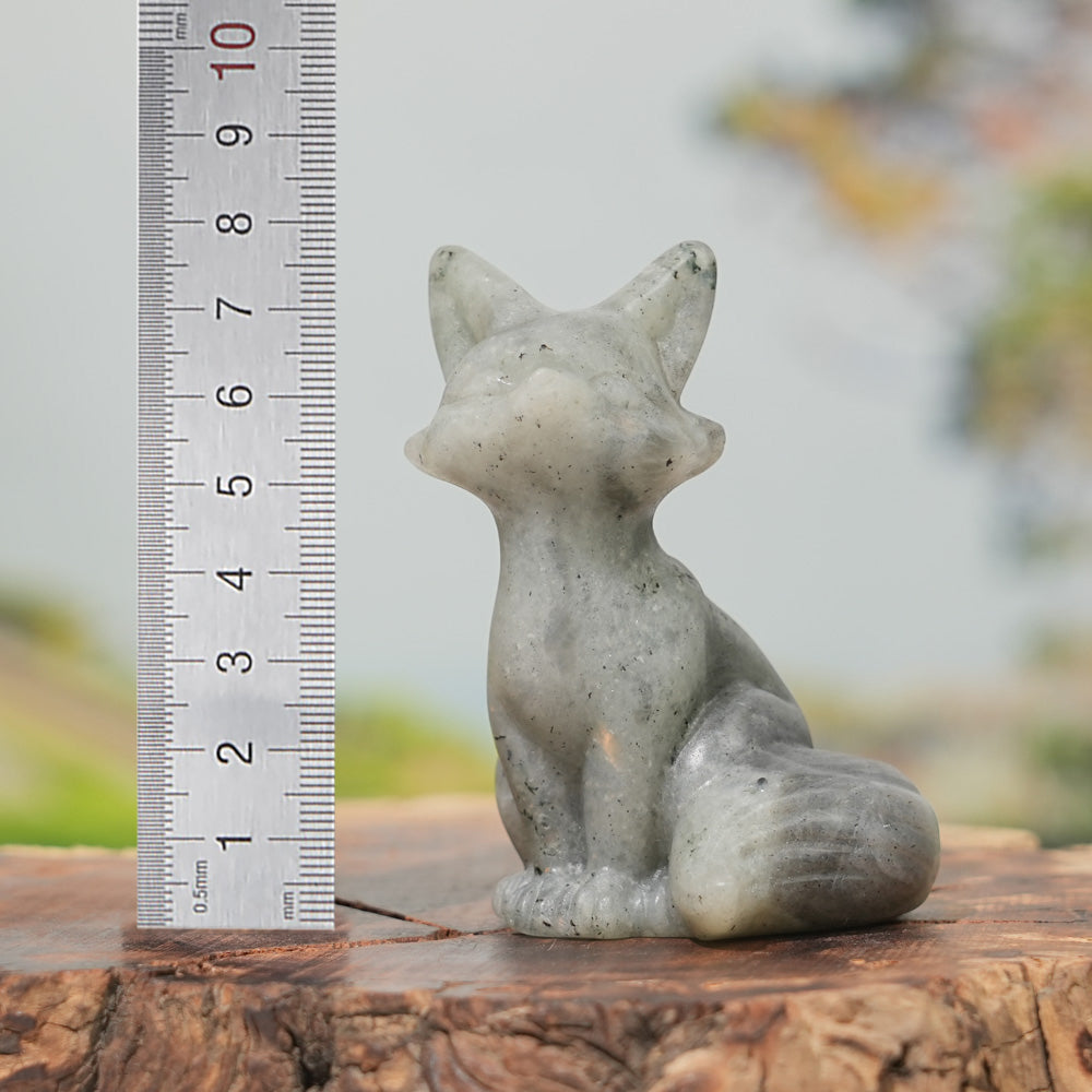 Natural Crystal Carving Fox