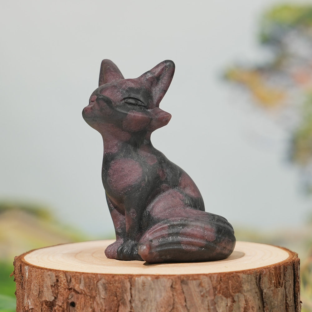 Natural Crystal Carving Fox
