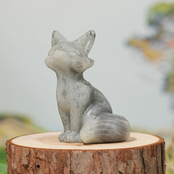 Natural Crystal Carving Fox