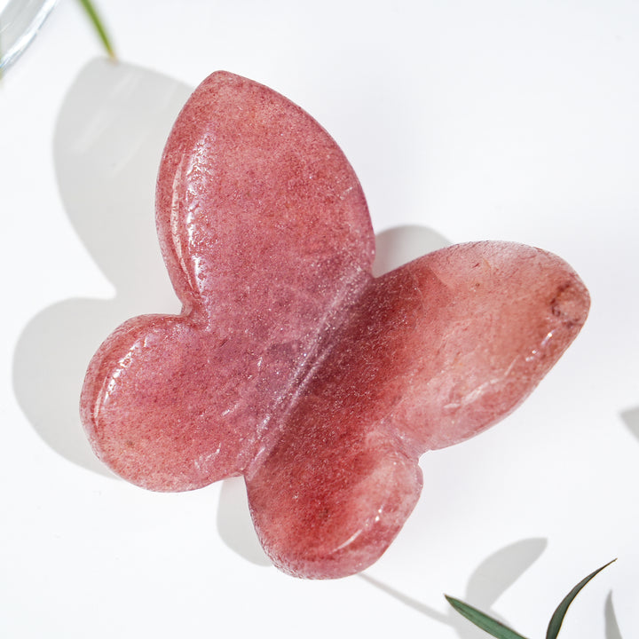 Natural Crystal Carved Butterfly