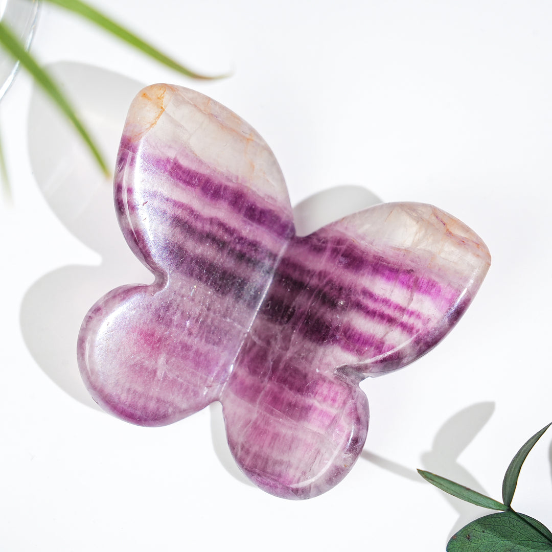 Natural Crystal Carved Butterfly