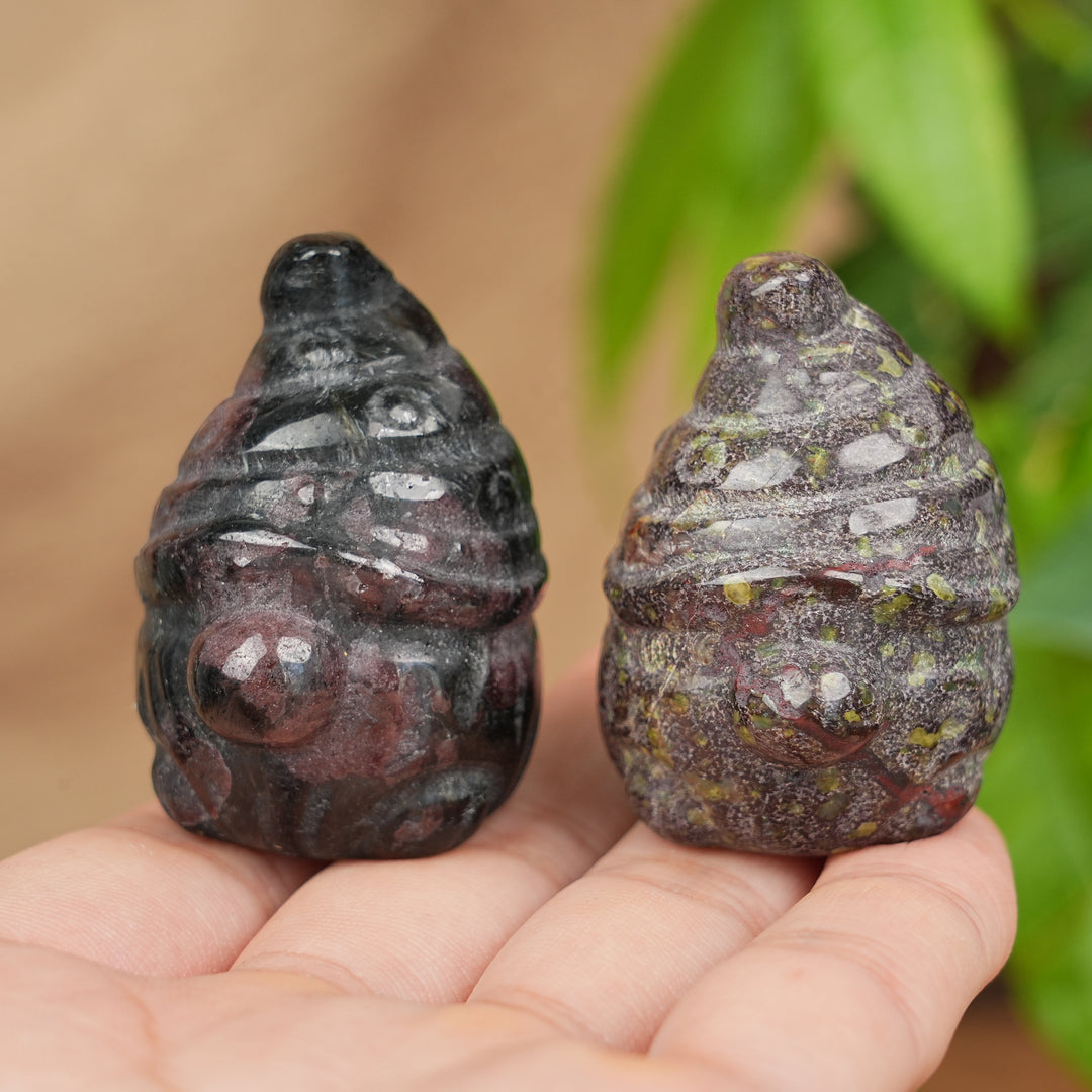 Natural Crystal Carving Gnome
