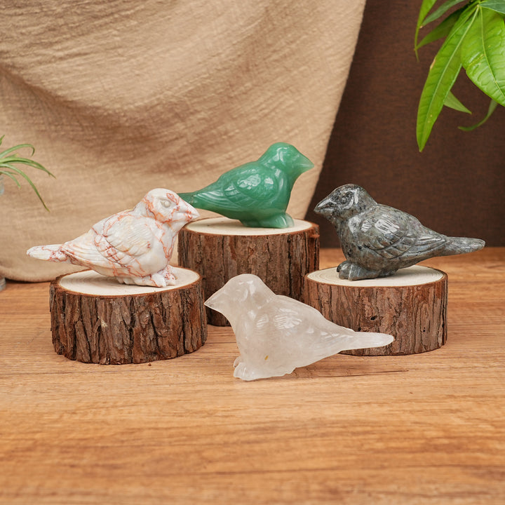 Natural Carving Crystal Peace Dove