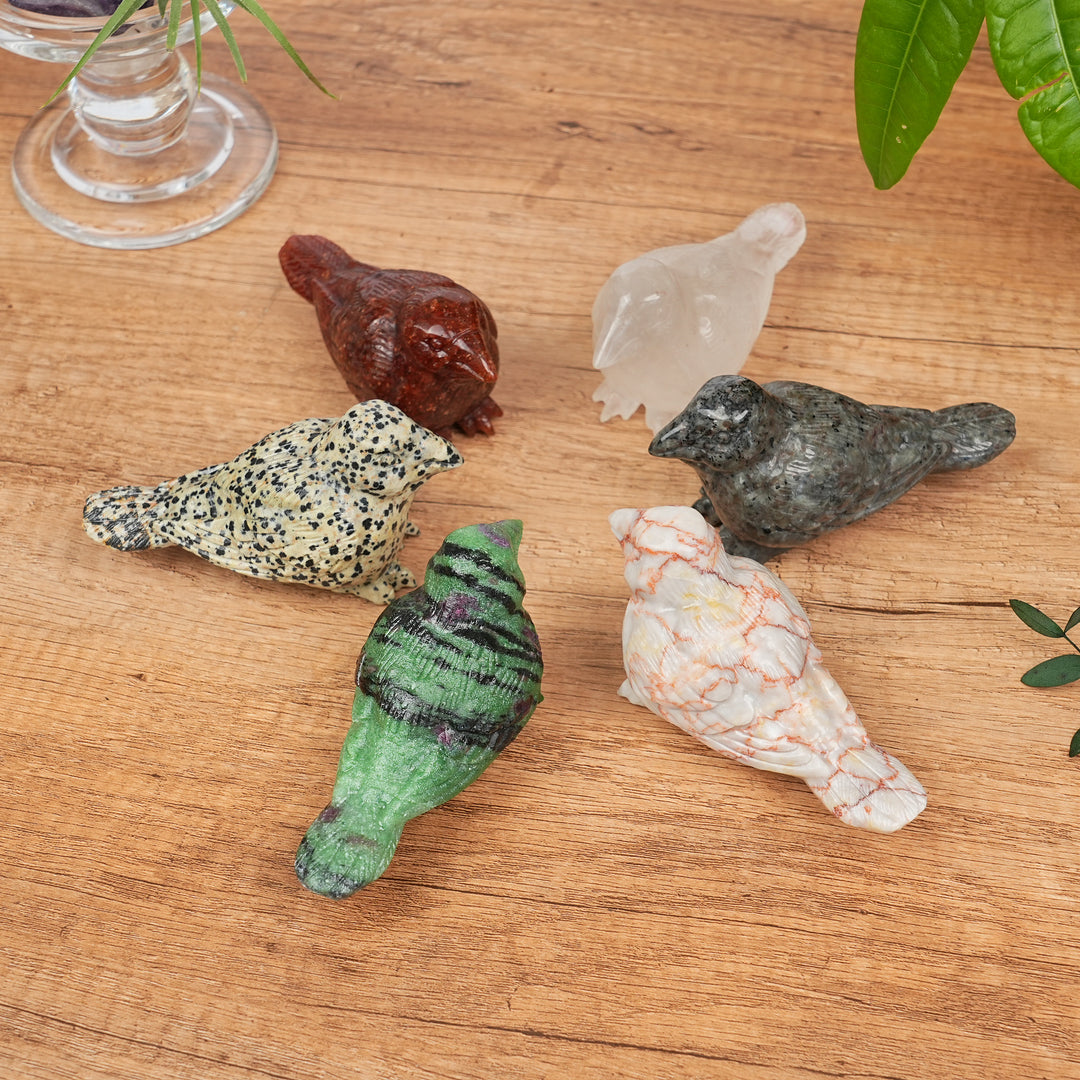 Natural Carving Crystal Peace Dove