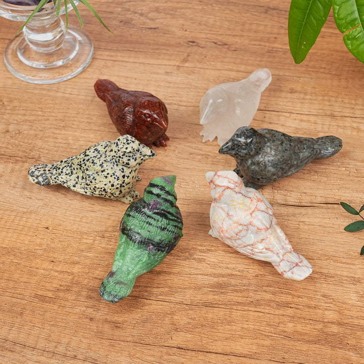 Natural Carving Crystal Peace Dove