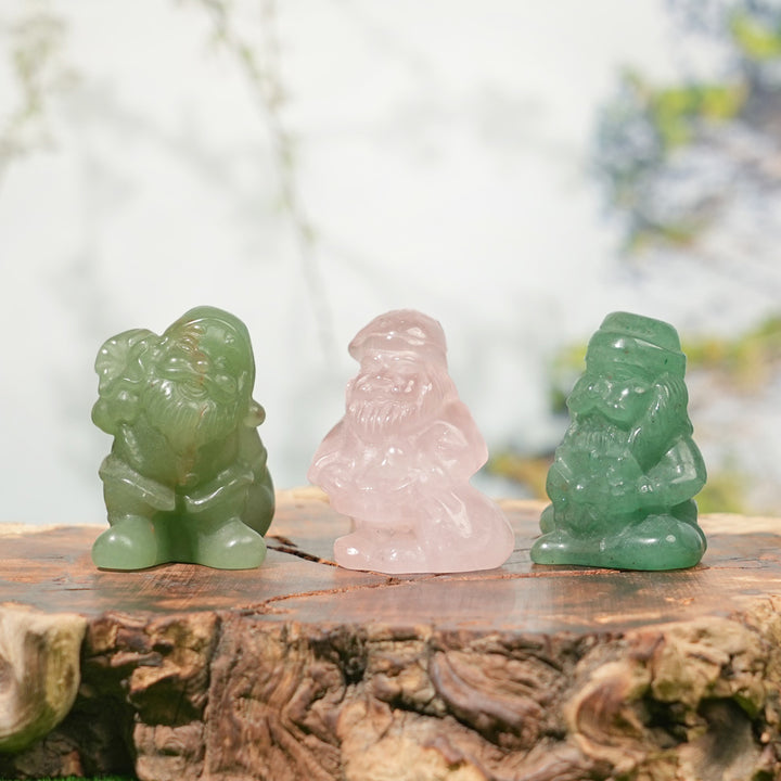 Natural Crystal Carving Santa Claus