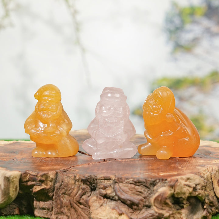 Natural Crystal Carving Santa Claus