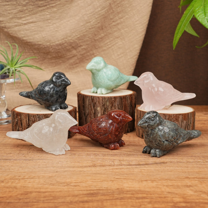 Natural Carving Crystal Peace Dove