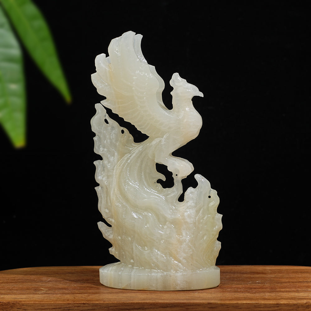 Natural Crystal Reborn Phoenix Carving