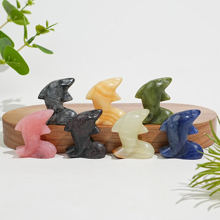 Natural Crystal Mixed Material Mini Fish