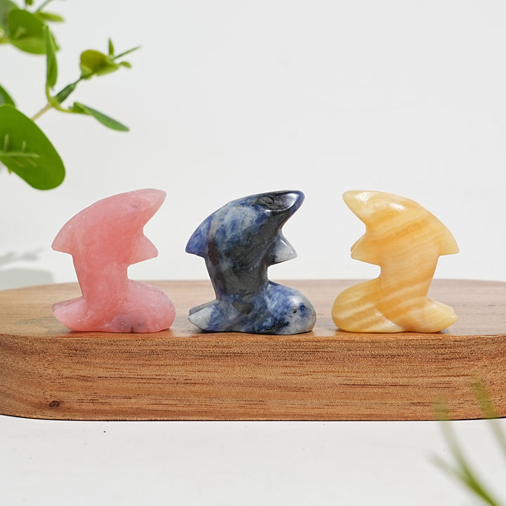 Natural Crystal Mixed Material Mini Fish