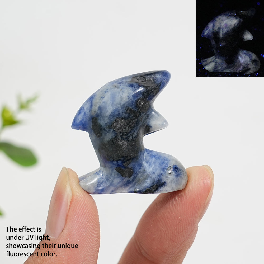 Natural Crystal Mixed Material Mini Fish