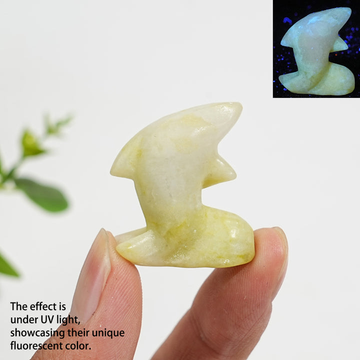 Natural Crystal Mixed Material Mini Fish