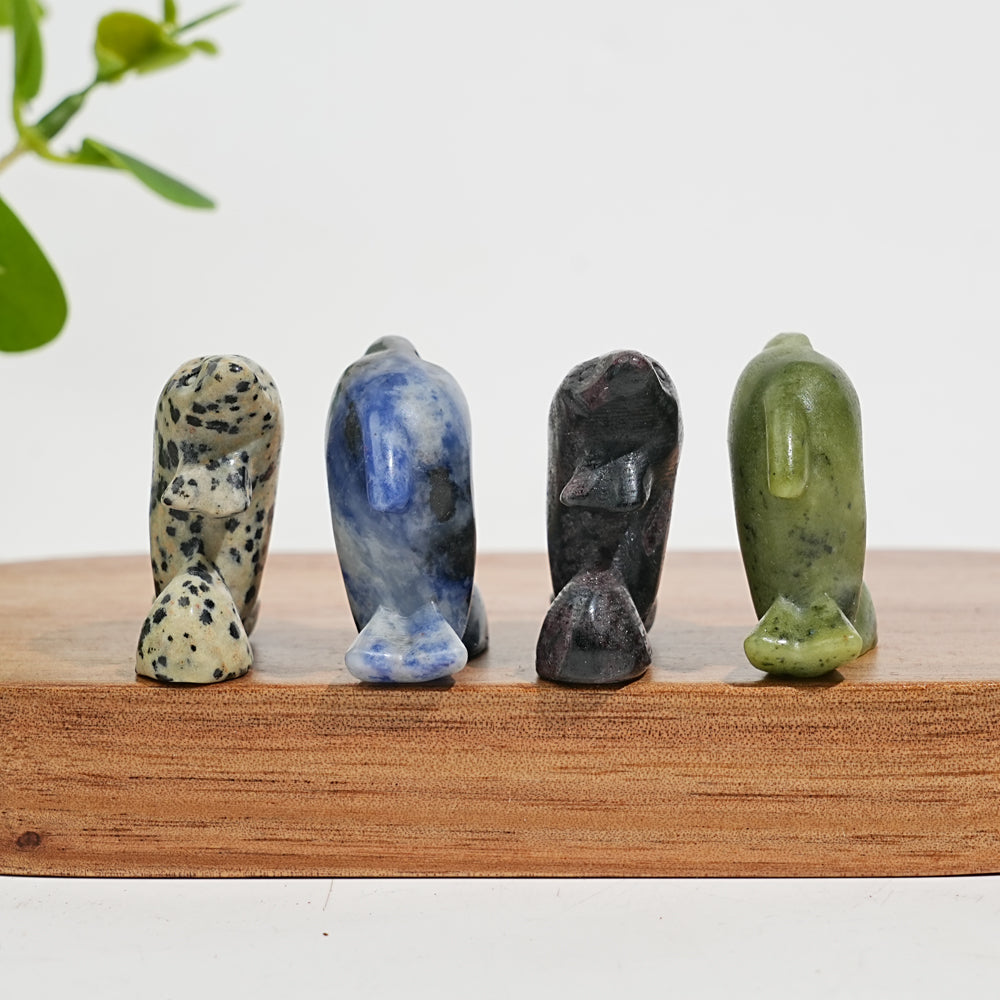 Natural Crystal Mixed Material Mini Fish