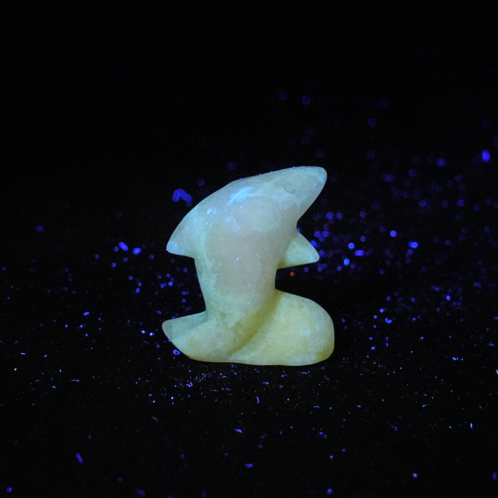 Natural Crystal Mixed Material Mini Fish