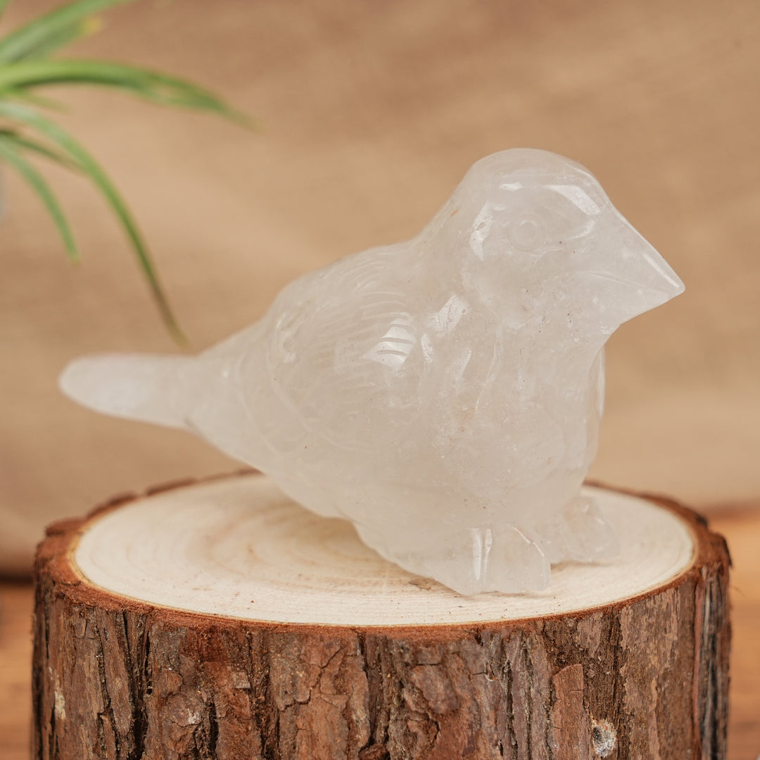 Natural Carving Crystal Peace Dove