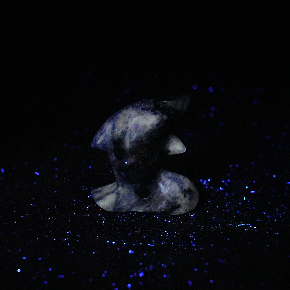 Natural Crystal Mixed Material Mini Fish