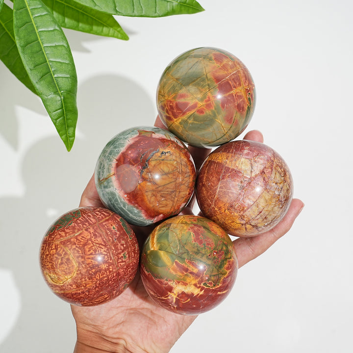 Natural Crystal Noreena Jasper Sphere
