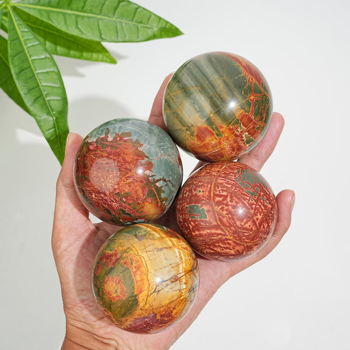 Natural Crystal Noreena Jasper Sphere