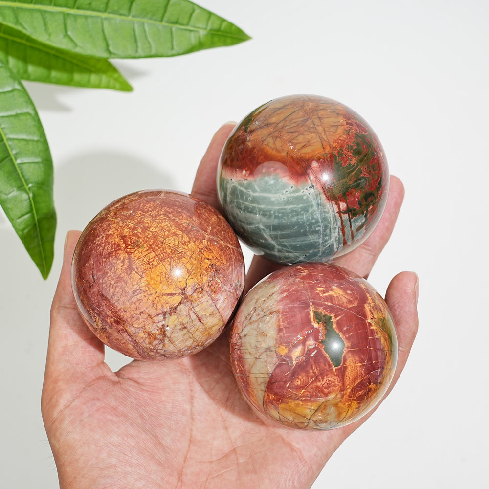 Natural Crystal Noreena Jasper Sphere