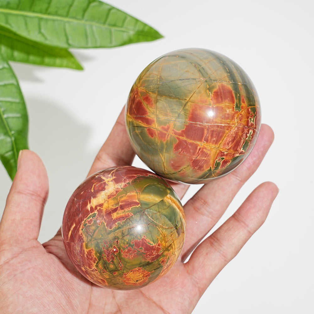 Natural Crystal Noreena Jasper Sphere