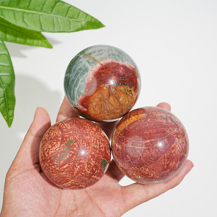 Natural Crystal Noreena Jasper Sphere