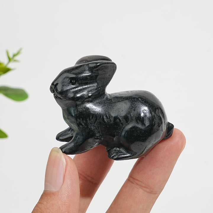 Natural Crystal Carving Cute Bunny