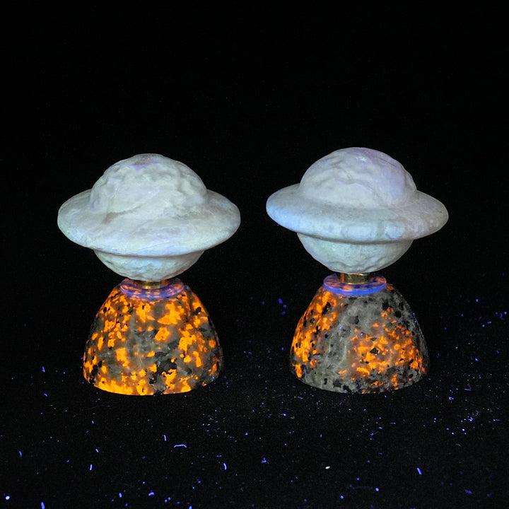 Natural Crystal Rotatable Planet