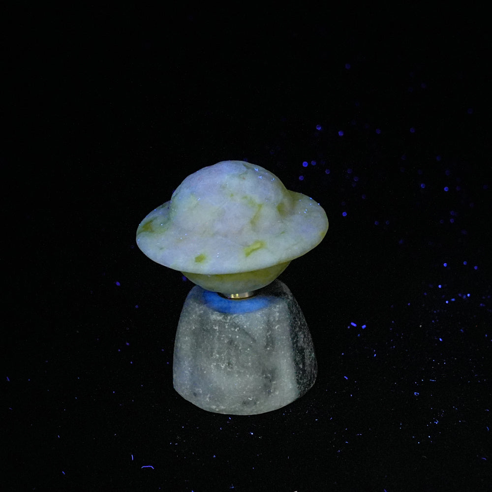 Natural Crystal Rotatable Planet