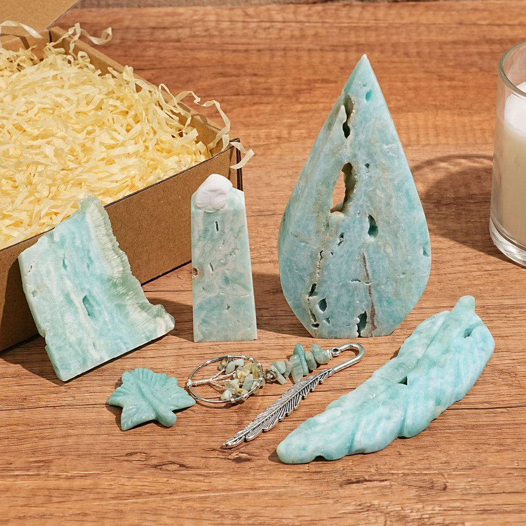 Super Value Natural Crystal - Ocean Blue Dreamscape