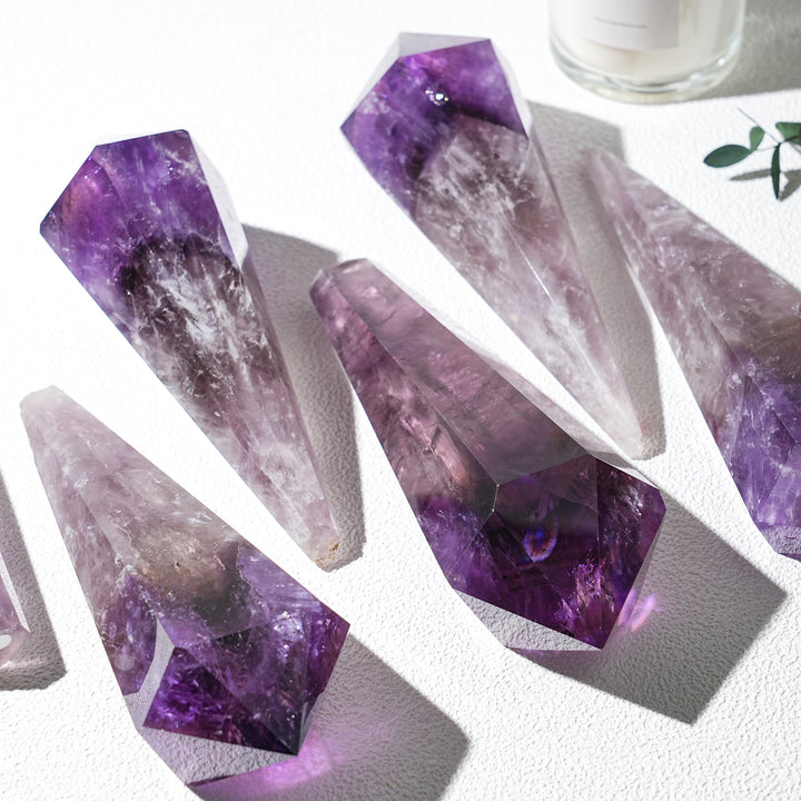 Natural Crystal Amethyst Wand