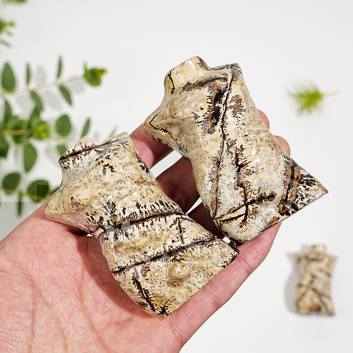 Natural Crystal Picture Jasper Male Torso