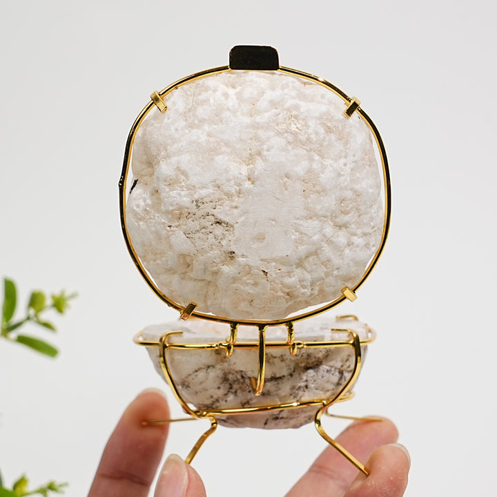 Unique,Natural Crystal Moroccan Geode Treasure Basin