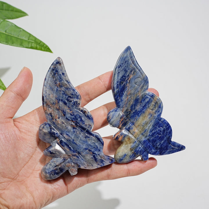 Natural Crystal Fairy Butterfly Carving
