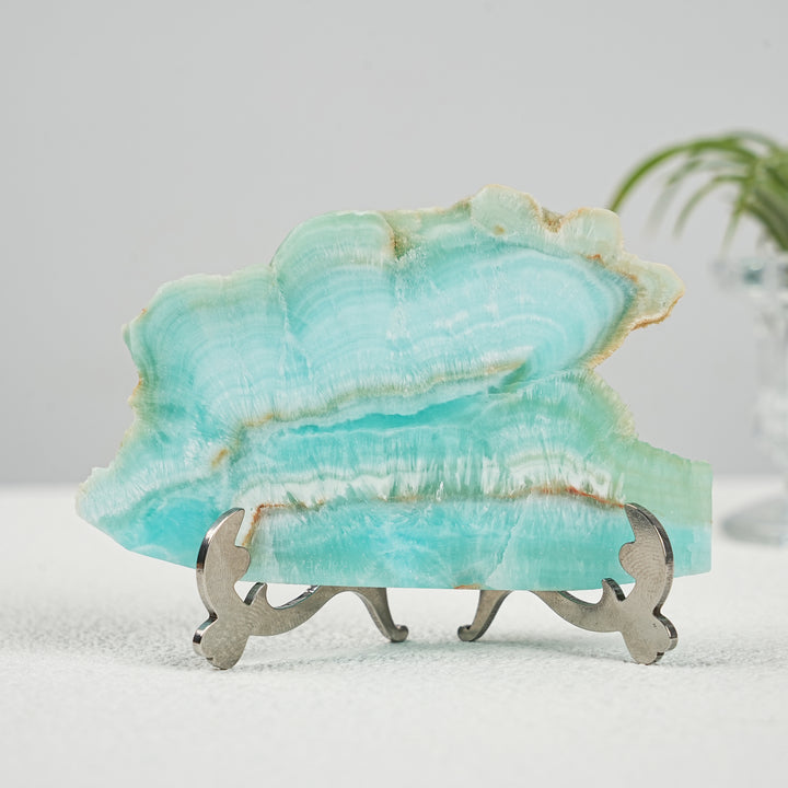 Natural Hemimorphite Slices