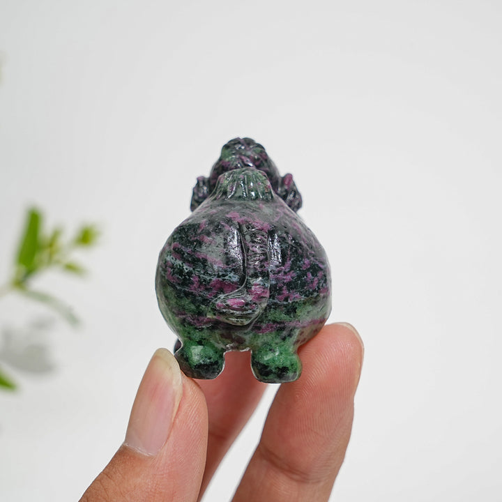 Natural Crystal Auspicious Mammoth Carving